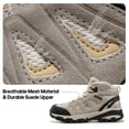thumbnail image 3 of Botas de senderismo NORTIV 8 SNHB211W impermeables para mujer, talla 11, color topo, 3 of 9