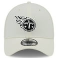 thumbnail image 2 of Men's New Era Cream Tennessee Titans Chrome Collection 39THIRTY Flex Hat, 2 of 4
