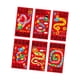 thumbnail image 4 of 6 piezas 2025 sobres rojos de año Nuevo Chino Hong Bao año de la serpiente bolsillos rojos para regalos de graduación de cumpleaños de boda, 4 of 9