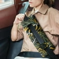 thumbnail image 2 of Colorful Tropical Seat Belt Pillow Vibrant Summer Print for Mastectomy & Chemo Port Protection, 2 of 7