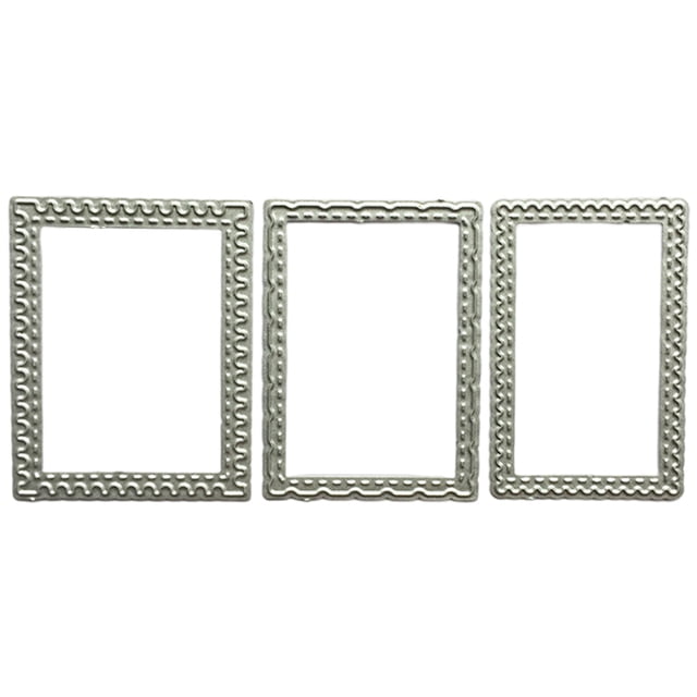 Miangastore 3 Pcs Moules à Découper Pochoirs Outils de Fabrication de Tampons Formes pour Fabrication de Cartes