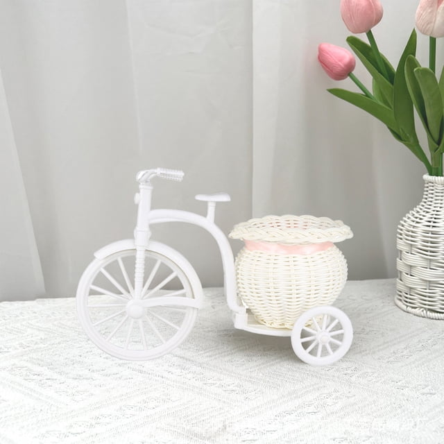 Imitation Vines Weaving Basket - Decorative Flower Arrangement Basket - Multi Functional Desktop Storage Basket - Home/Wedding Decoration