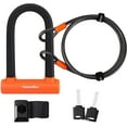 thumbnail image 2 of ValueMax Bike U-Lock Combination, Heavy Duty Bicycle U-Lock, 16mm Shackle and 6FT Security Cable with Sturdy Mounting Bracket and Keys for Bicycle, Scooter, Electric Bike, 2 of 8