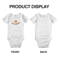 thumbnail image 3 of Halloween Pumpkin Grimace Cute Baby Clothing Bodysuits Boy Girl Unisex, 3 of 5
