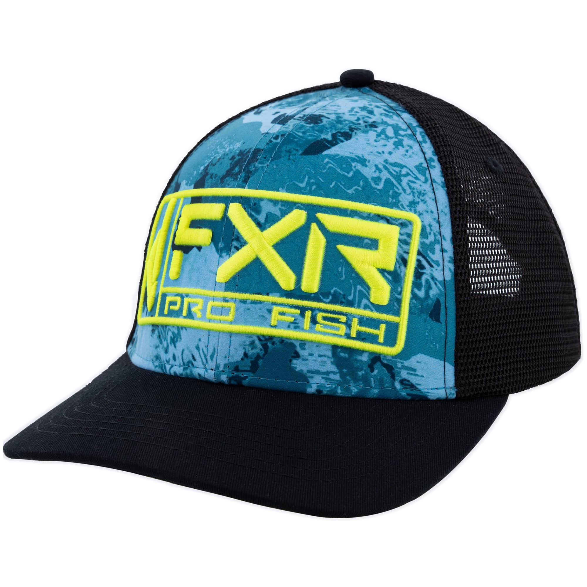 Fish Hat Cotton Nylon Mesh Snapback 
