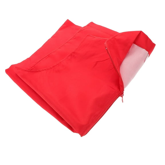LOLIPPYY Red Utility Vest with Multiple Pockets, Workwear for Volunteers and Activities