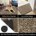 thumbnail image 4 of Findosom 24"x36" Front Door Mat Welcome Mats for Entryway,All-Weather Heavy Duty Resist Dirt Doormat, Absorbent Low Profile Porch Patio Entrance Mat, Washable Non Slip Outside Mat,Khaki, 4 of 9