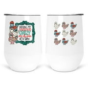 Driving My Husband Crazy One Chicken At A Time Drinkware ~ Funny Silkie Chickens Tumbler