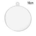 thumbnail image 1 of Bgsha Christmas Ball Party Decors Plastic Clear Flat Bauble Photo DIY Ornament Supply, 1 of 6