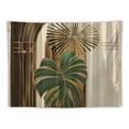thumbnail image 5 of Orinice Palm Tree Sunburst Modern Art Deco Tapestry Wall Hanging Unique Style Graphic Tapestries Home Wall Decor Art for Living Room Bedroom Apartment Farmhouse Dorm 40x60inch, 5 of 6