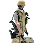 EROCK 1/6 Special Force Wounded Soldier Action Figure Army Action Figures Playset Toys