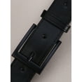thumbnail image 2 of 1pc Men's Casual Black Square Buckle Pu Leather Belt Suitable For Daily Use, 2 of 4