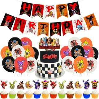  Freddy's Backdrop,Freddy Themes Party Background Photo Booth  Banner Large Fabric Artistic Birthday Party Supplies for Girls,Boys,Teens  Birthday Party Decorations (Red) : Toys & Games
