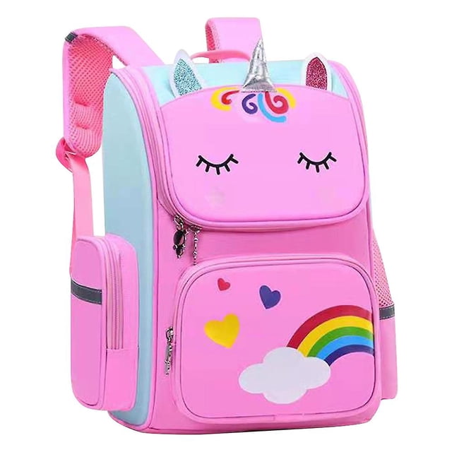Niños Niños Unicornio Mochila Correa para el hombro Mochila escolar Mochila