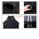 thumbnail image 3 of Mandil Chef Mandil Barista Delantal Impermeable Multiusos Xtellar negro, 3 of 3