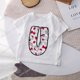 thumbnail image 1 of Camiseta de Hello Kitty para niños y niñas, playera Kawaii con combinación de letras y nombres, ropa informal con dibujos animados de Anime, 1 of 4
