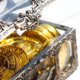 thumbnail image 3 of Caja de almacenamiento de gemas de cristal de cofre del tesoro pirata transparente, 3 of 4