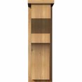 thumbnail image 2 of 8"W x 14"D x 26"H Monterey Rough Sawn Corbel w/Backplate, Western Red Cedar, 2 of 9