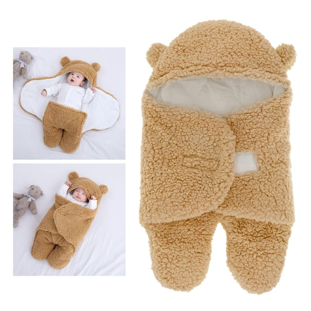 Manta para bebé, manta Unisex para bebé, de recepción, para bolsas de dormir - L Brown L marrón Baoblaze Saco de dormir