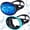 Black, Green, variant on 2 count Oval Diving Mask Scuba Diving Mask Goggles Spearfishing Mask Freediving Water Mask Tempered Glass Swimming Scuba Goggles for Youth Adults