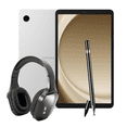 thumbnail image 1 of Combo Tablet Samsung Galaxy Tab A9 Mediatek Helio-G99 4GB 64GB Android Plata + Audífonos Bluetooth y Lápiz Táctil, 1 of 5