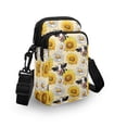 thumbnail image 3 of HELLHERO Cow Sunflower Daisy Present Adjustable Strap Crossbody Bags Vintage for Outdoor Daily Use, 3 of 7