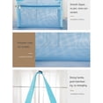 thumbnail image 2 of Advancent Bolsa de malla de playa, juguete de gran capacidad, concha para niños, correas de transporte, cesta de almacenamiento, bolso hueco de Almacenamiento y organización del hogar Púrpura, 2 of 6