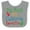 Heather and White, variant on Inktastic My Aunt in California Loves Me Boys or Girls Baby Bib