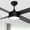 Black - 48in, variant on Dextrus 52in Ceiling Fan with Light and Remote, 3 Colors Light Changing, 3 Speed, 4 Blades,Reversible Airflow for Outdoor/Indoor, Black & Gold