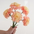 thumbnail image 5 of Home Carnation Silk Bouquet for Elegant Indoor Display and Seasonal Wreaths, 5 of 7