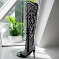 thumbnail image 3 of INC Womens Iresa 4 Embellished Thigh High Over-The-Knee Boots, 3 of 5