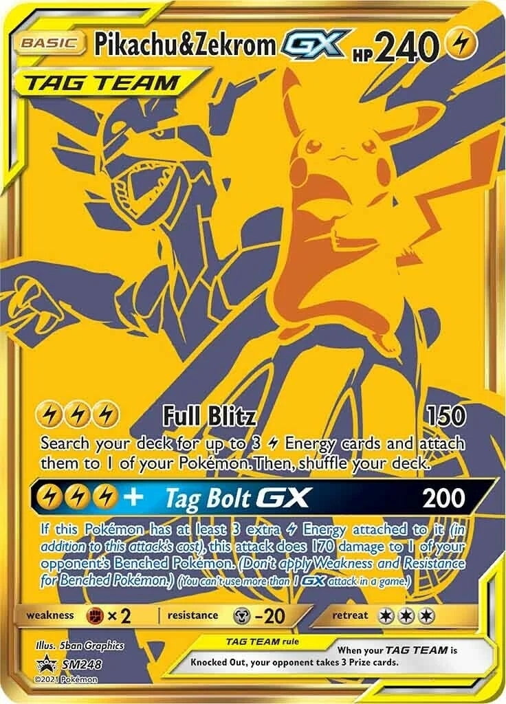 Pokemon Pikachu & Zekrom - GX Premium Collection