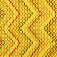 thumbnail image 1 of Ahgly Company Machine Washable Indoor Square Abstract Yellow Contemporary Area Rugs, 7' Square, 1 of 4