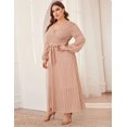 thumbnail image 1 of Maxi Vestido Mujer Dama Glamorous Fiesta Tallas Extras Plus-Rosa-2XL DaraBaby Shein Vest055_1, 1 of 5