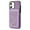 Purple, variant on for iPhone 12 Wallet Case with Card Holder, Faux Leather Kickstand Card Slots Case, RFID Blocking Magnetic Shockproof Protective Slim Back Flip Phone Case for iPhone 12 6.1" - Blue