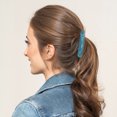 thumbnail image 2 of Unique Bargains 1 Pc Banana Clip Solid Color Hair Clip Blue, 2 of 5