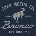 thumbnail image 3 of Ford Motor Co Bronco Detroit MI Women's V-Neck T-shirt Vintage Truck Since 1966 4x4 Off Road Adventure Classic Car Fan Tee, 3 of 7