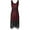 Red, variant on Mikilon Women 1920 Vintage Sequin Dress Studded Tassel Dress High-end Banquet Short Dress