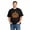 Black-44, variant on Women's Cotton T-Shirt, Witches Moon Saying Vintage Text Graphic Crew Neck Short Sleeve Tee for Halloween Party