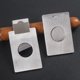 thumbnail image 5 of Cortador de cigarros, cortador cuadrado de Metal de acero inoxidable, guillotina, tijeras para cigarros, regalo, accesorios para cigarros aplicables a mano, 5 of 5