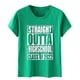 thumbnail image 1 of Moda mujer casual impresión pulóver manga corta camiseta tops blusa Fridja  hjk2828, 1 of 3