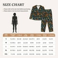 thumbnail image 4 of Pofeuu Colorful Guitar Print Womens Pajamas Set Long Sleeve Sleepwear Button Down Nightwear Soft Pj Lounge Sets Button Down Pajamas Women-Large, 4 of 7