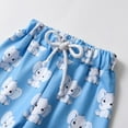 thumbnail image 5 of Infant Baby Boy Clothes Elephant Style Long Sleeve Romper + Pants + Hat 3PCS Outfits Set Blue 6-9 Months, 5 of 6