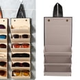 thumbnail image 1 of Eyeglasses Organizer Case, Multiple Slots, Handcrafted, Foldable, Portable, Faux Leather Material, Suitable For Home, Travel Or Office Use, 1 of 8