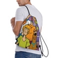 thumbnail image 3 of Lsque Scooby-Doo Print Drawstring Backpack Bag Sport Gym Sackpack Cinch Bags Drawstring Bags Draw String Sport Bag-Medium, 3 of 8