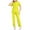 Yellow, variant on YTCAMLO Breathable Womens Baggy Scrub Sets Plus Size Zip Mock Neck Top Front Split Pants Nursing Uniform Medical Scrubs Workwear