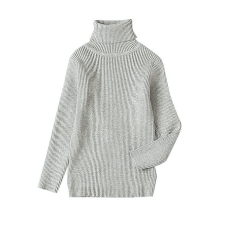 

Fancifize Toddler Kids Boys Girls Turtleneck Sweater Casual Long Sleeve Knit Pullover Tops 2024 Fall Winter Soft Comfy Knitwear Outfit