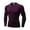 Maroon, variant on Toptie Men's Long Sleeve Fitted Compression Shirt, Cool Dry Base Layer for Men-Navy-XL