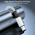 thumbnail image 3 of Cshidworld USB C to USB C Cable [3/6/6 FT, 3-Pack]Fast Charging,Compatible for iPhone 15 Samsung Galaxy S22 S21 S20 Ultra 5G Note 20/10, Pixel 7 6 Pro 5 4 3 2 XL & USB-C Laptop Tablet, 3 of 7
