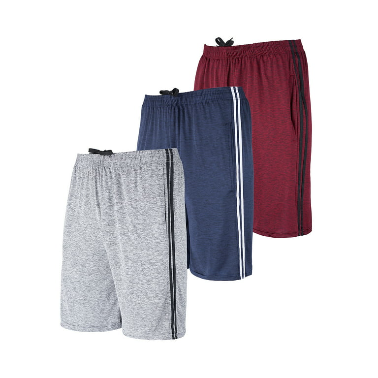 Men's Sweat Resistant Active Performance Shorts Cotton Short Elastic  Waistband Sleep Pajama Shorts Big and Tall Shorts, Size up to 3XL 